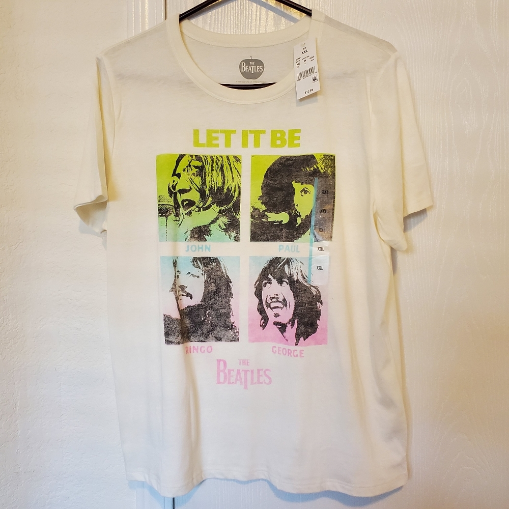 2 New Tee-Shirts Beatles & Misc. - Picture 2 of 8